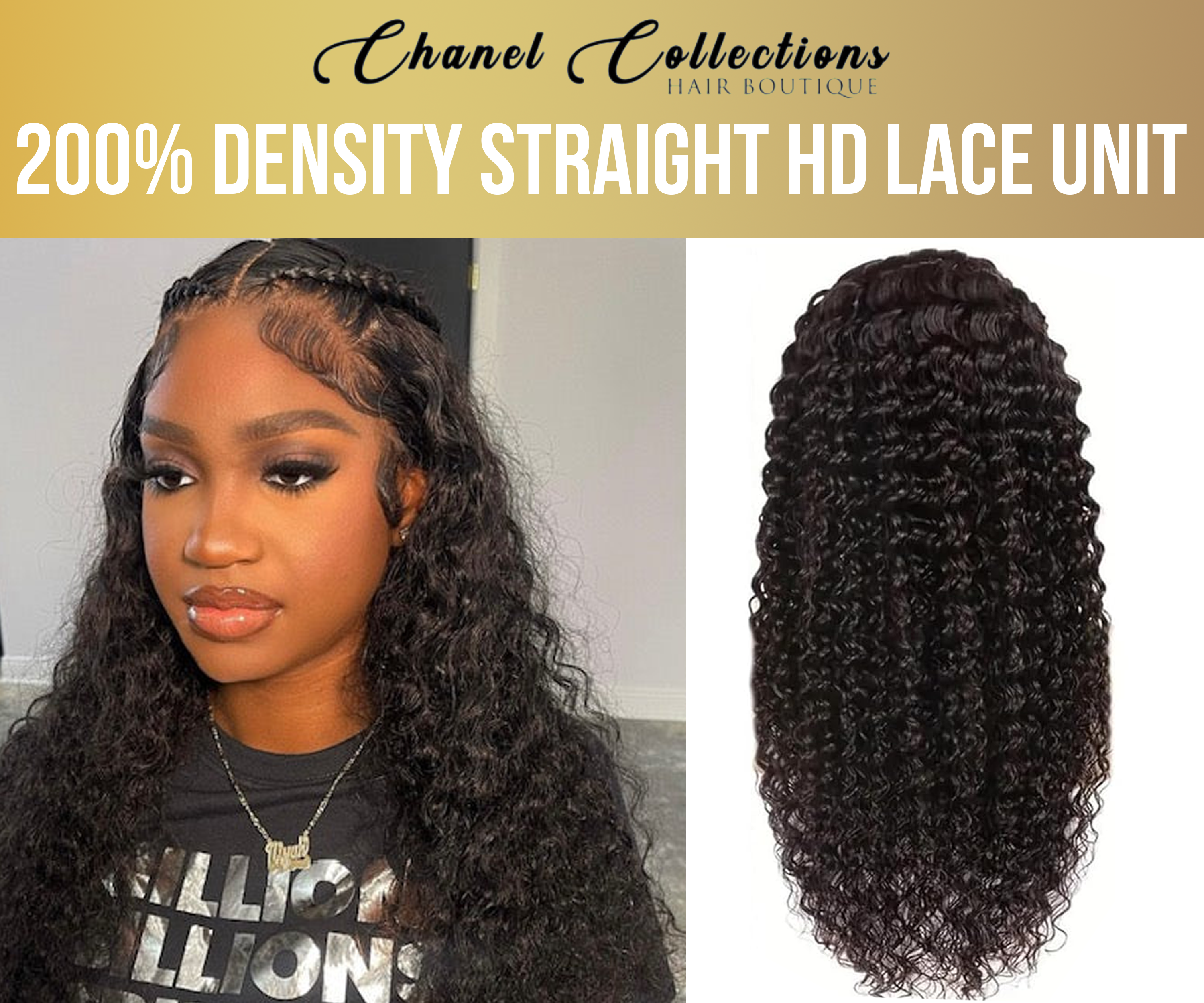 200% Density Deep Wave HD Lace Unit